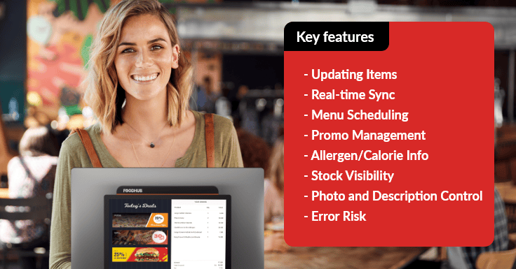Key features of a restaurant menu management system